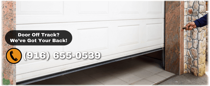 Garage Door Off Track In Loomis CA